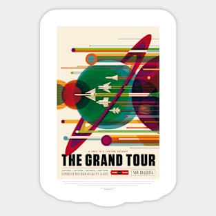 Grand Tour NASA Artwork Sticker